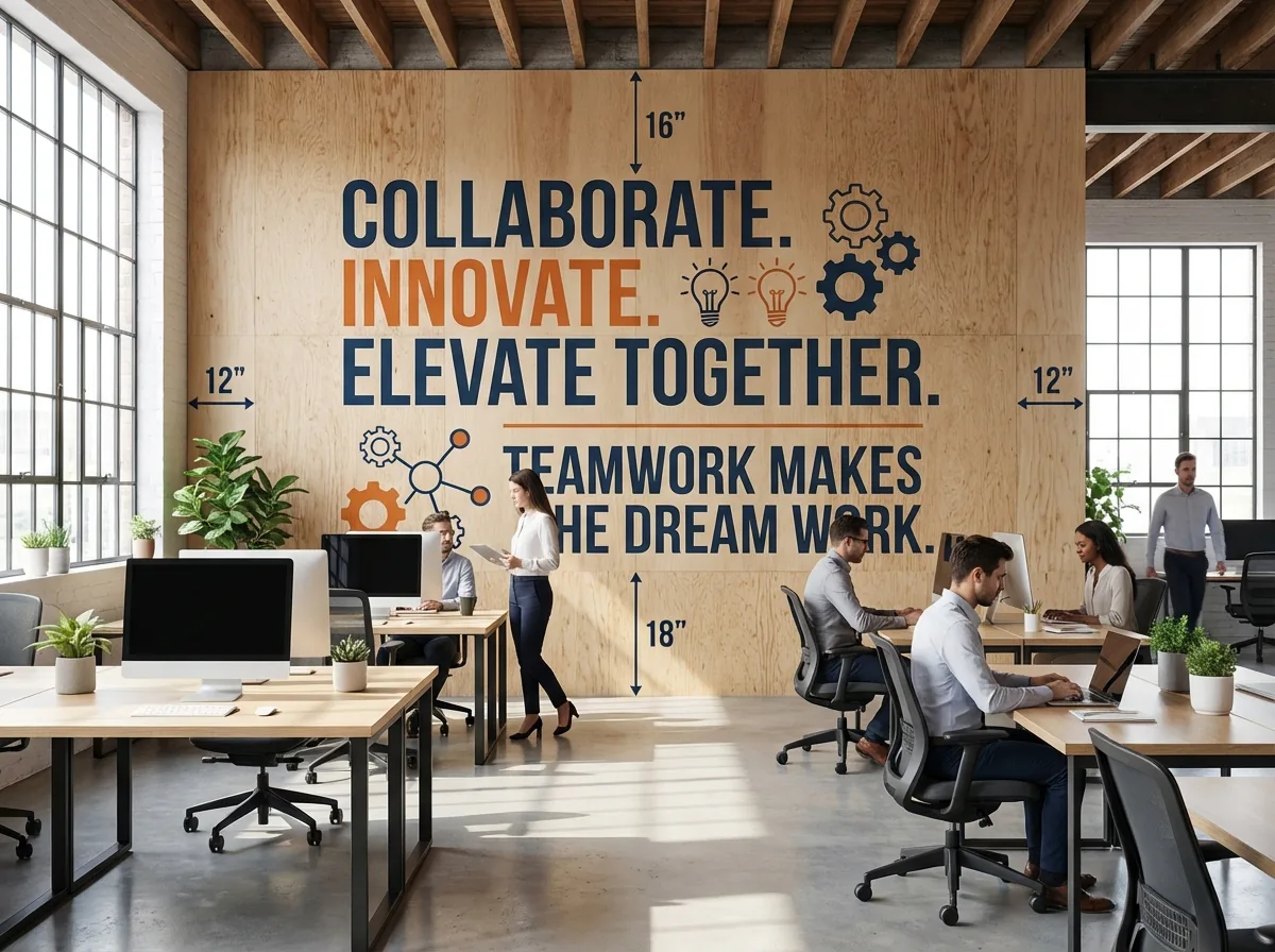 Offices wall print